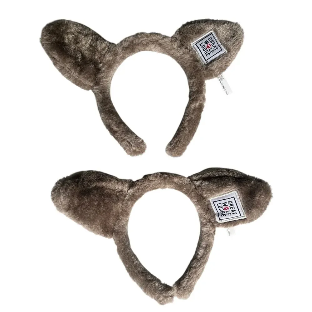 Great Wolf Lodge Wolf Ears Faux Fur Costume Accessory Headband Dress Up